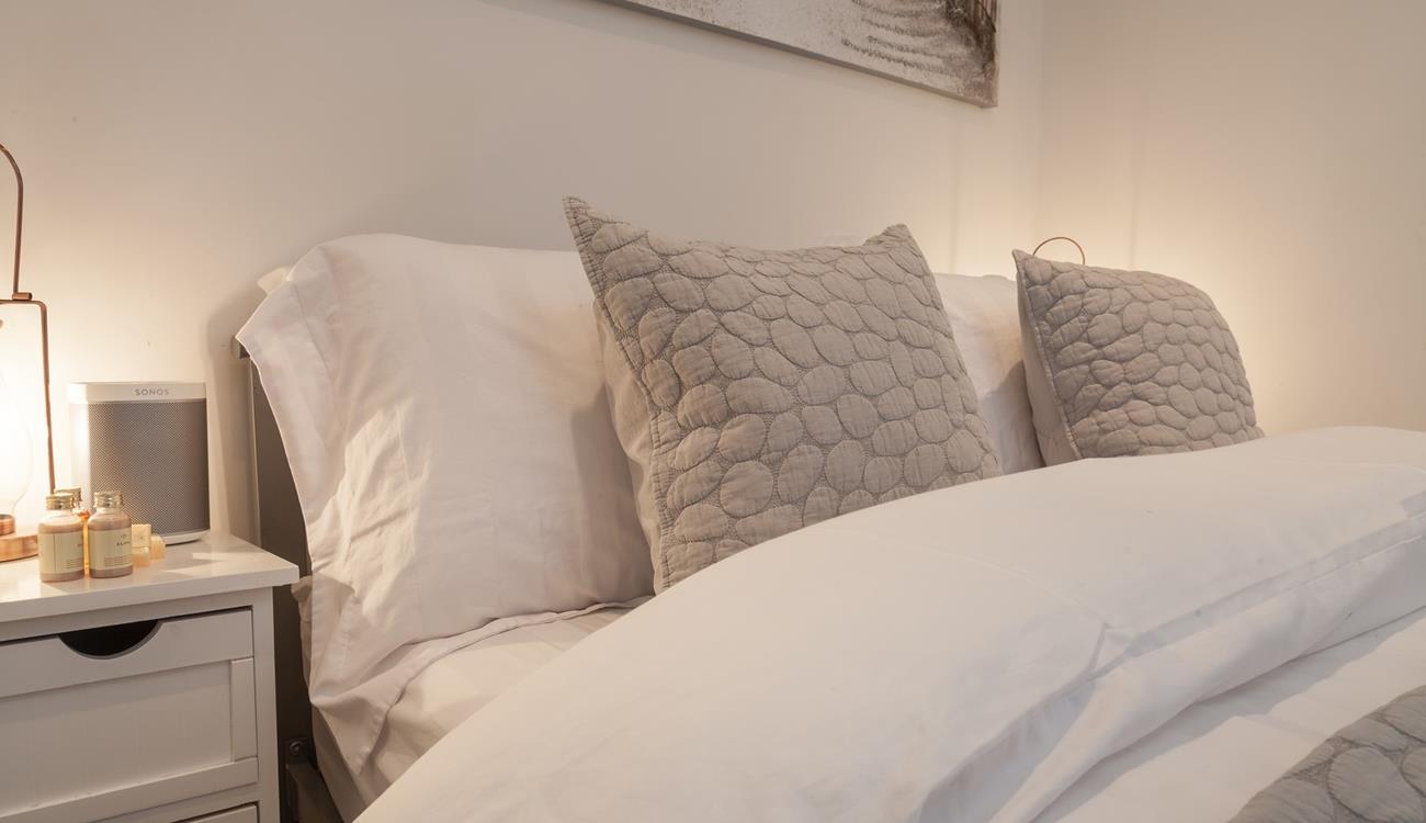 Sink into the sumptuous soft sheets for a dreamy night's sleep.