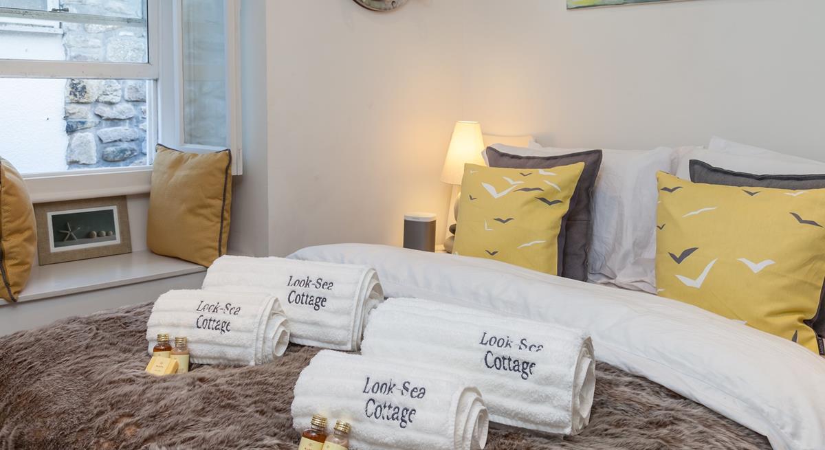 Wrap up in a fluffy towel after a post-beach shower.