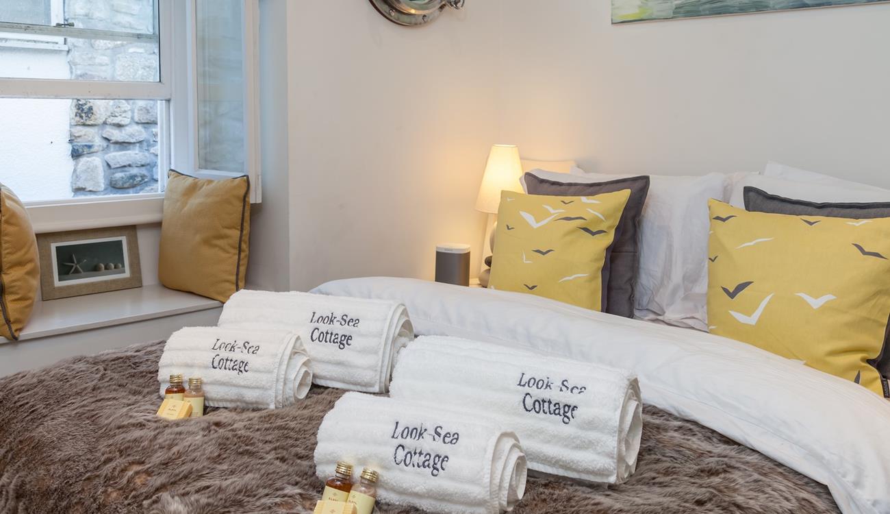 Wrap up in a fluffy towel after a post-beach shower.