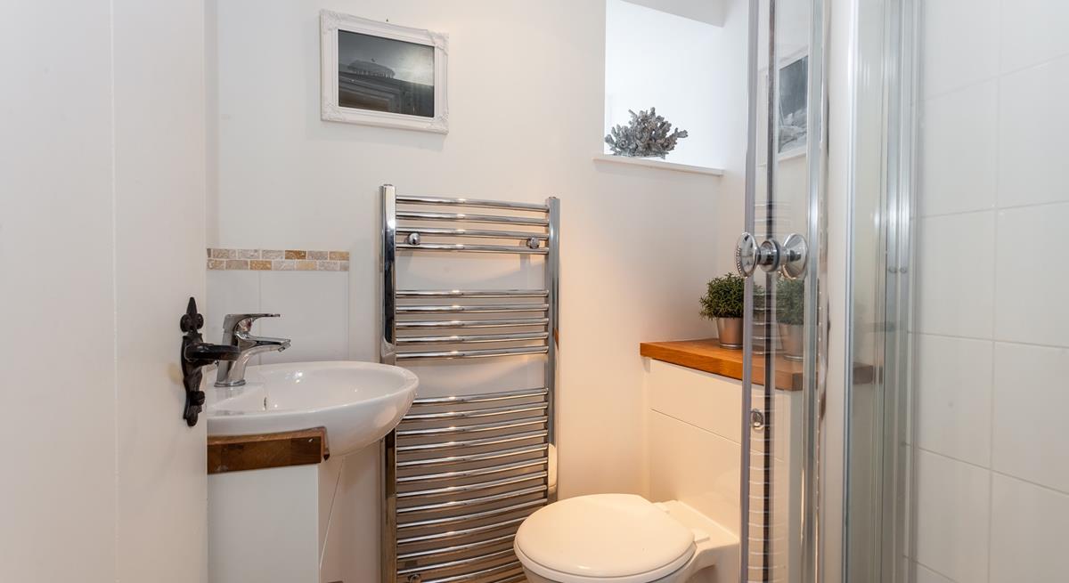 Wash off your sandy toes and salty skin in the shower after a day at the beach.