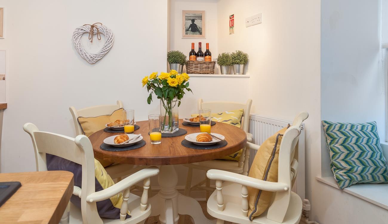 Indulge in some fresh pastries for breakfast bought locally.