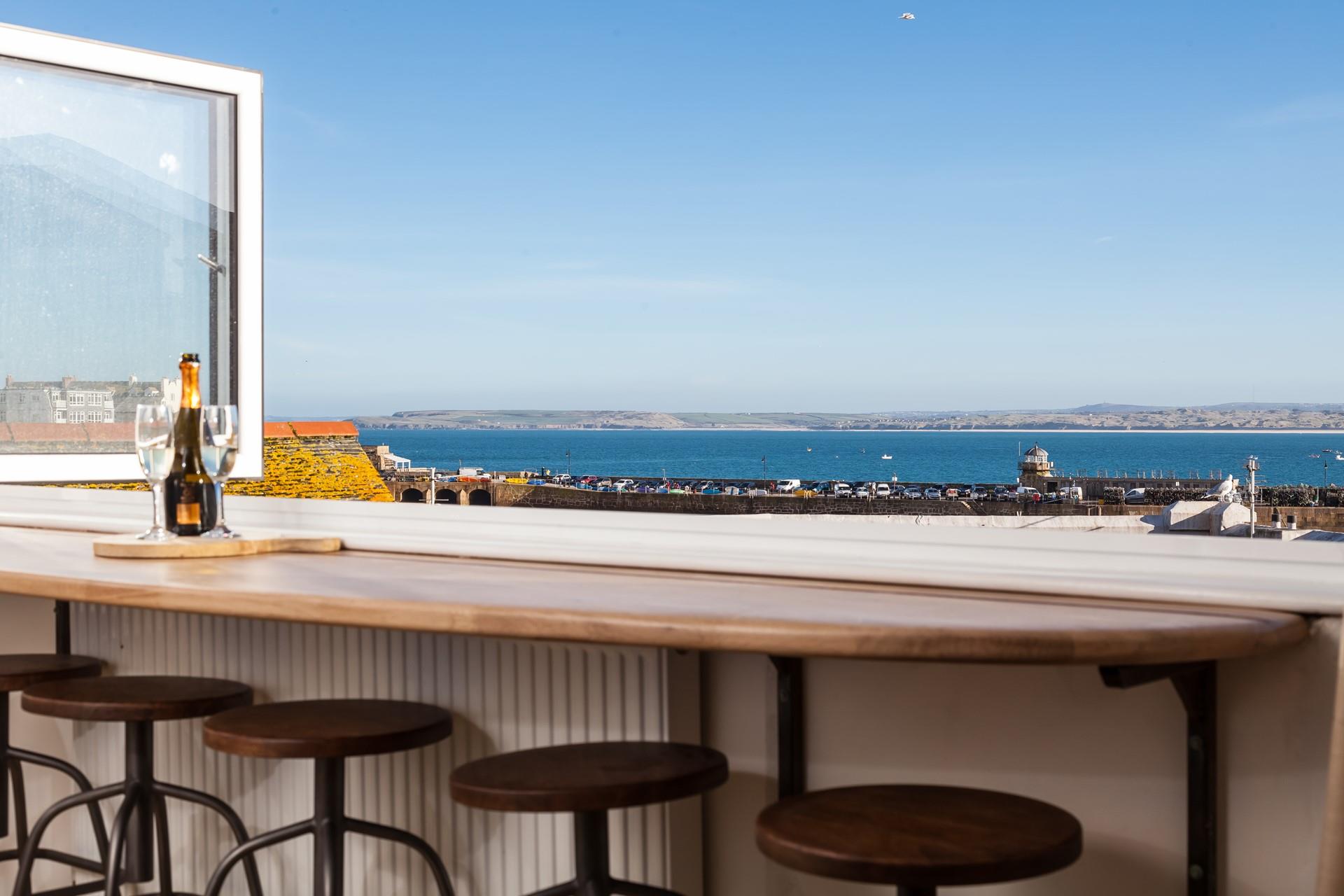 Breathtaking views greet you as soon as you arrive.