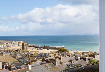 The spectacular views will beckon you down to the beach to enjoy the sunshine.