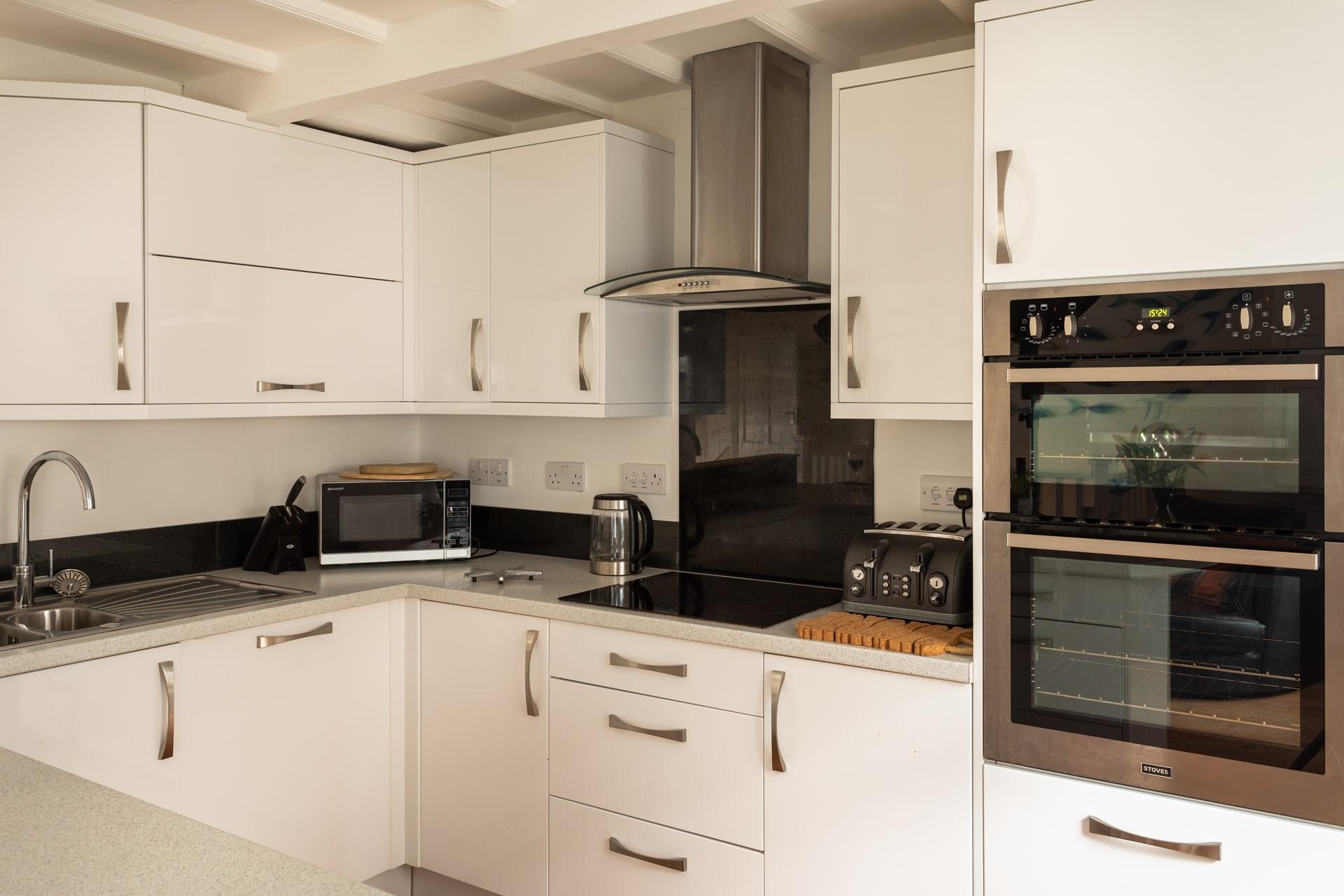 Buy some fresh ingredients in town and make a delicious meal.