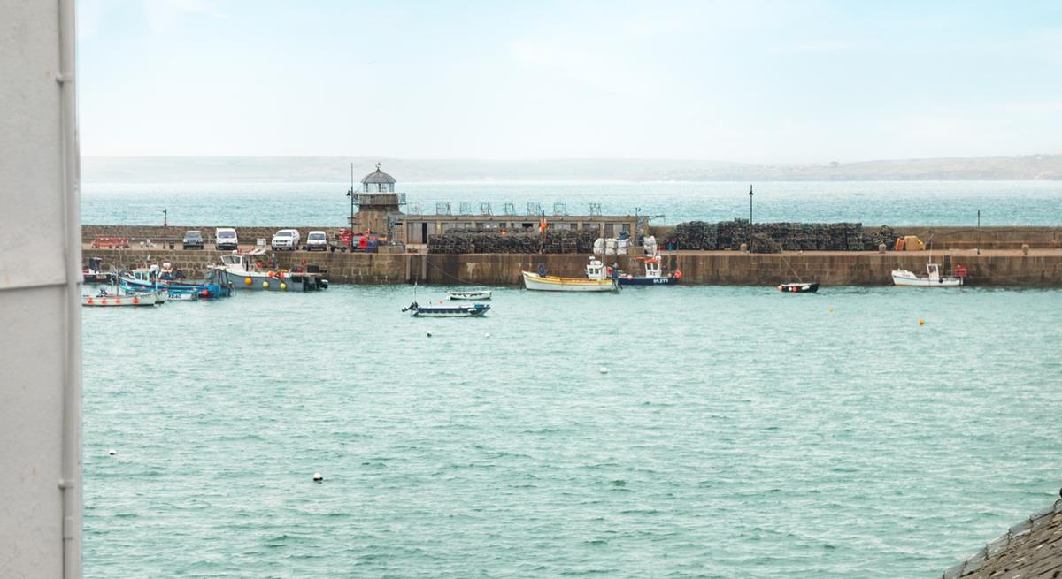 Enjoy sea glimpses from the top floor bedroom.