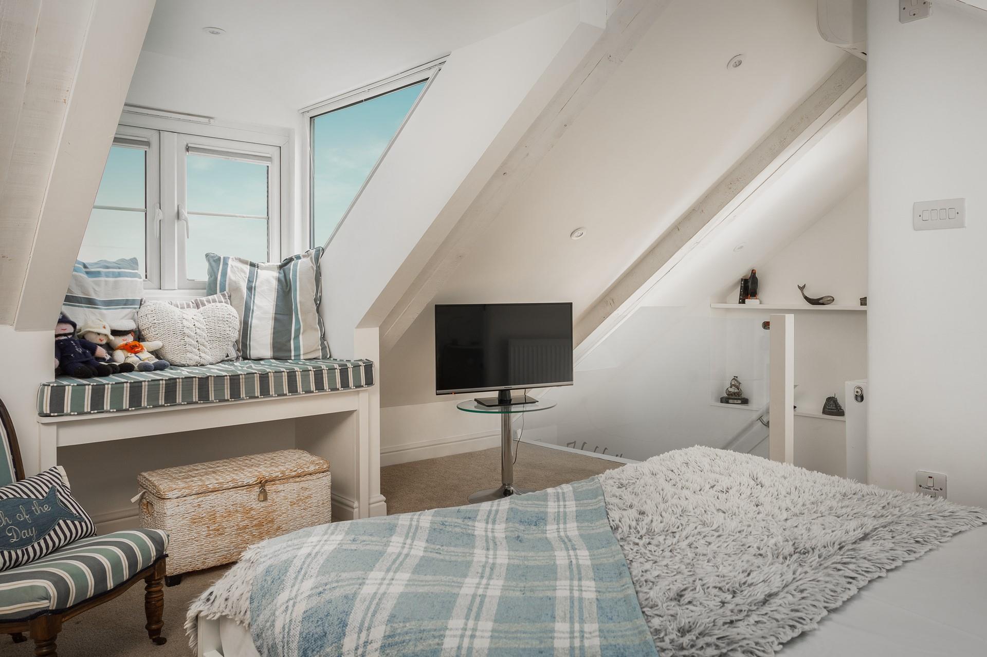 Relax in the evenings with a good film on the TV.