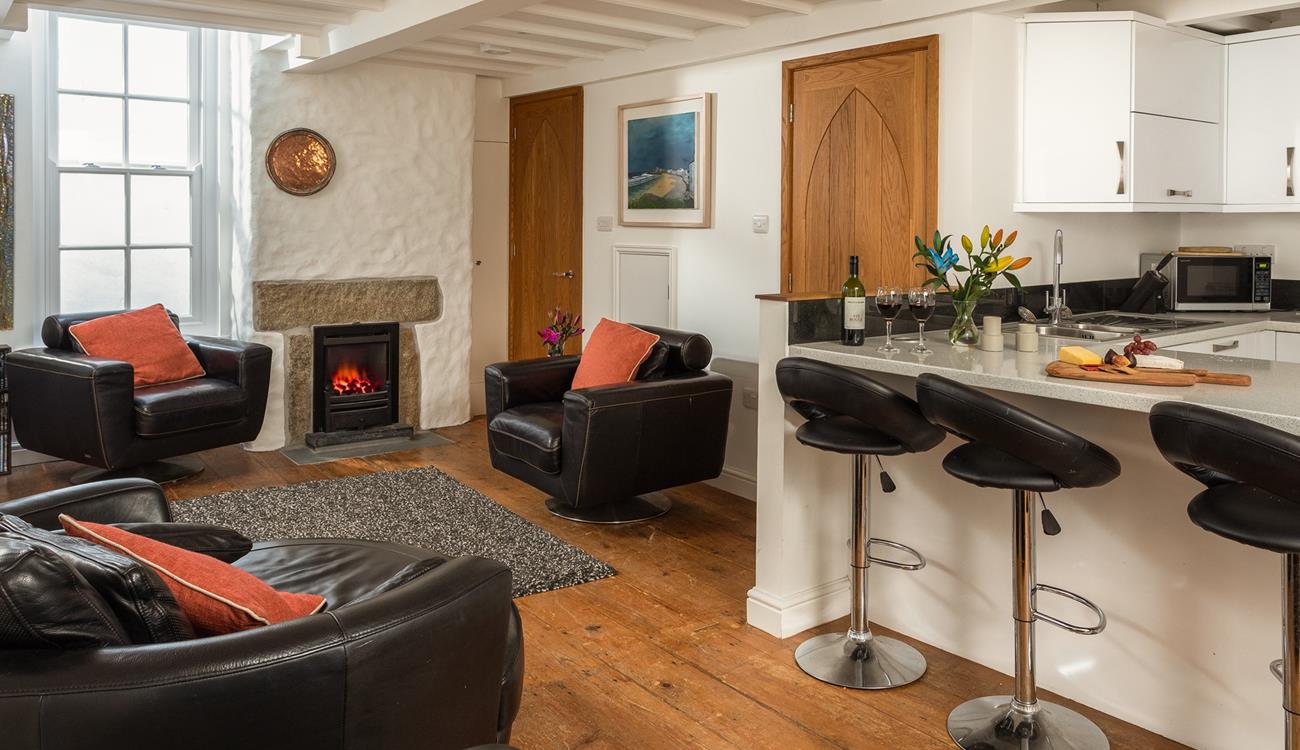 Snuggle up in front of the fire on chilly winter evenings.