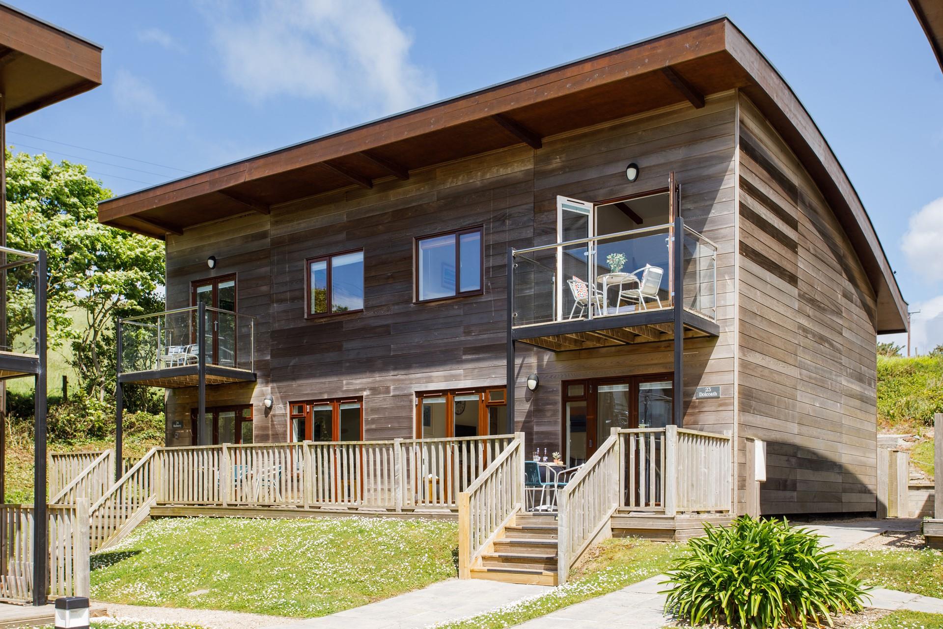 Dolcoath is directly in front of you as you look from the car park. 