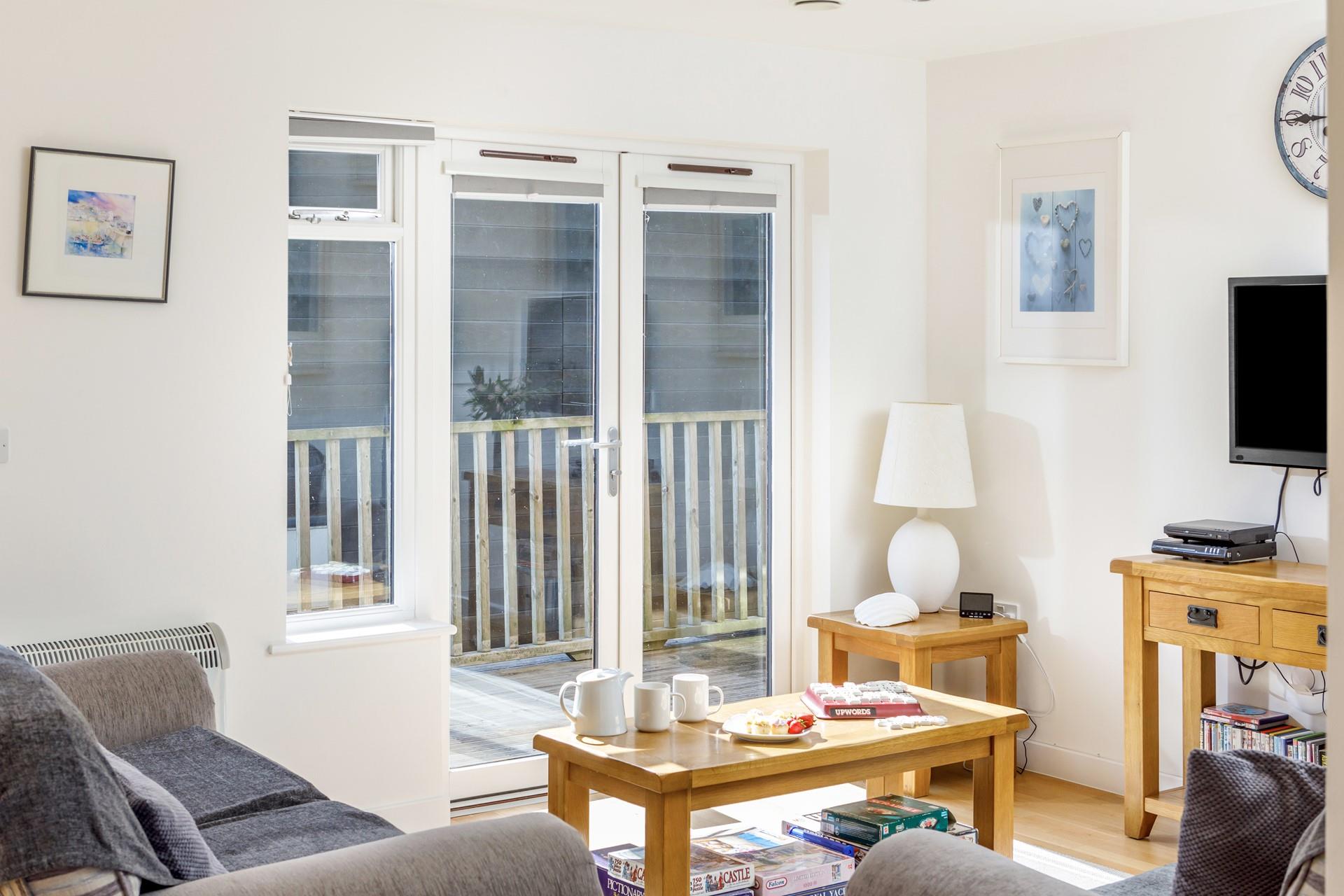 The plush sofas offer a cosy spot to curl up with your favourite hot drink and a good book or relax as a family and pop on a film to enjoy together!