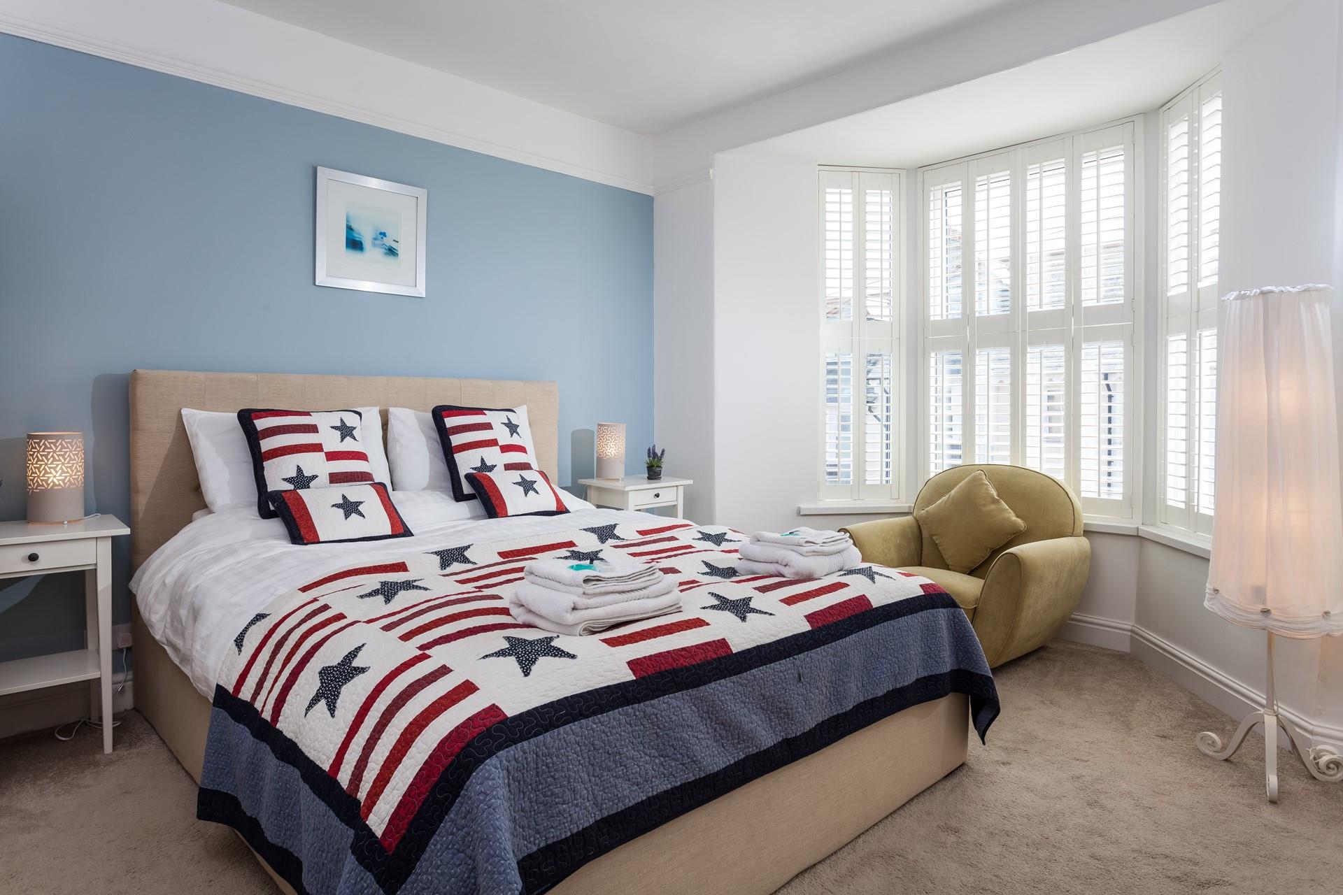 Settle into bed and dream of your next beach day.