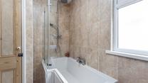 Unwind with a relaxing soak in the tub.