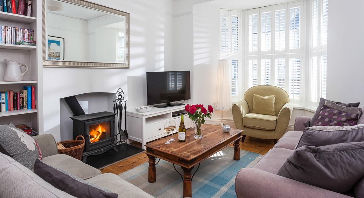 Escape the cold of winter and snuggle up in front of the wood burner to watch a good film.