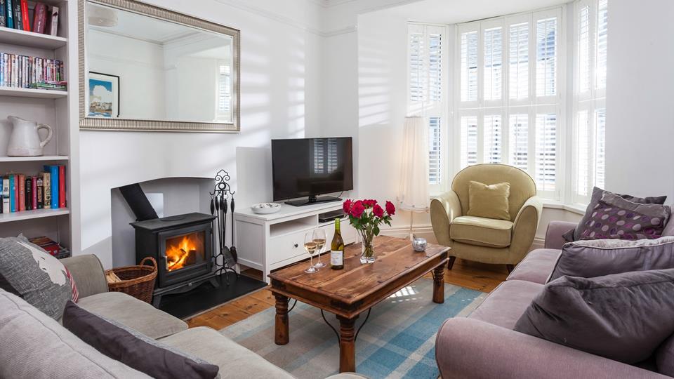 Escape the cold of winter and snuggle up in front of the wood burner to watch a good film.
