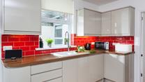 Pour yourself a glass of something cold while preparing your evening meal.
