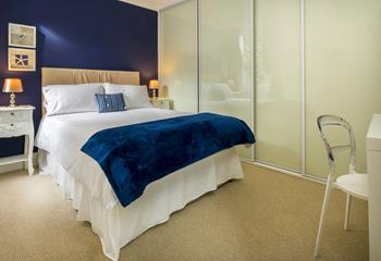 Enjoy a blissful night's sleep in the double bed.