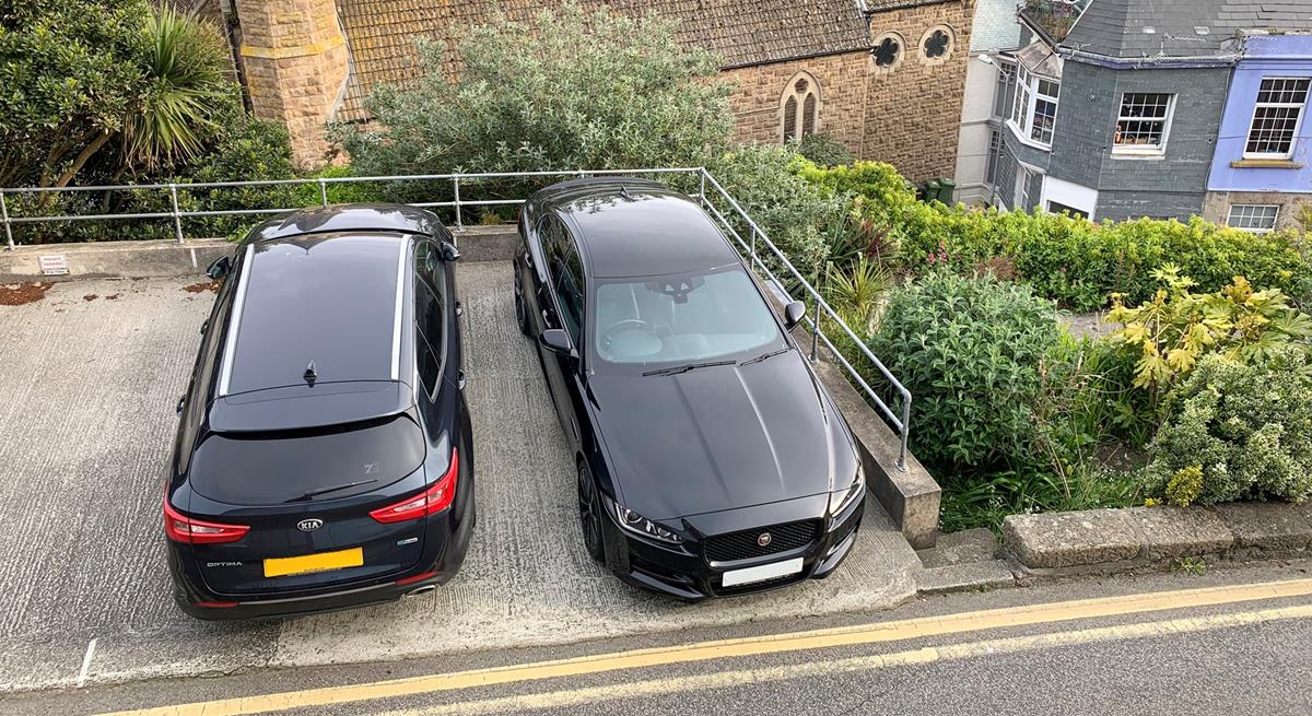 There is parking at the property so you can go out for the day knowing you have spaces to come back to.