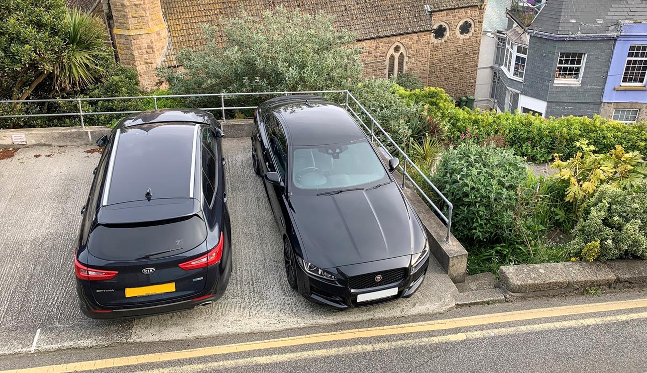 There is parking at the property so you can go out for the day knowing you have spaces to come back to.