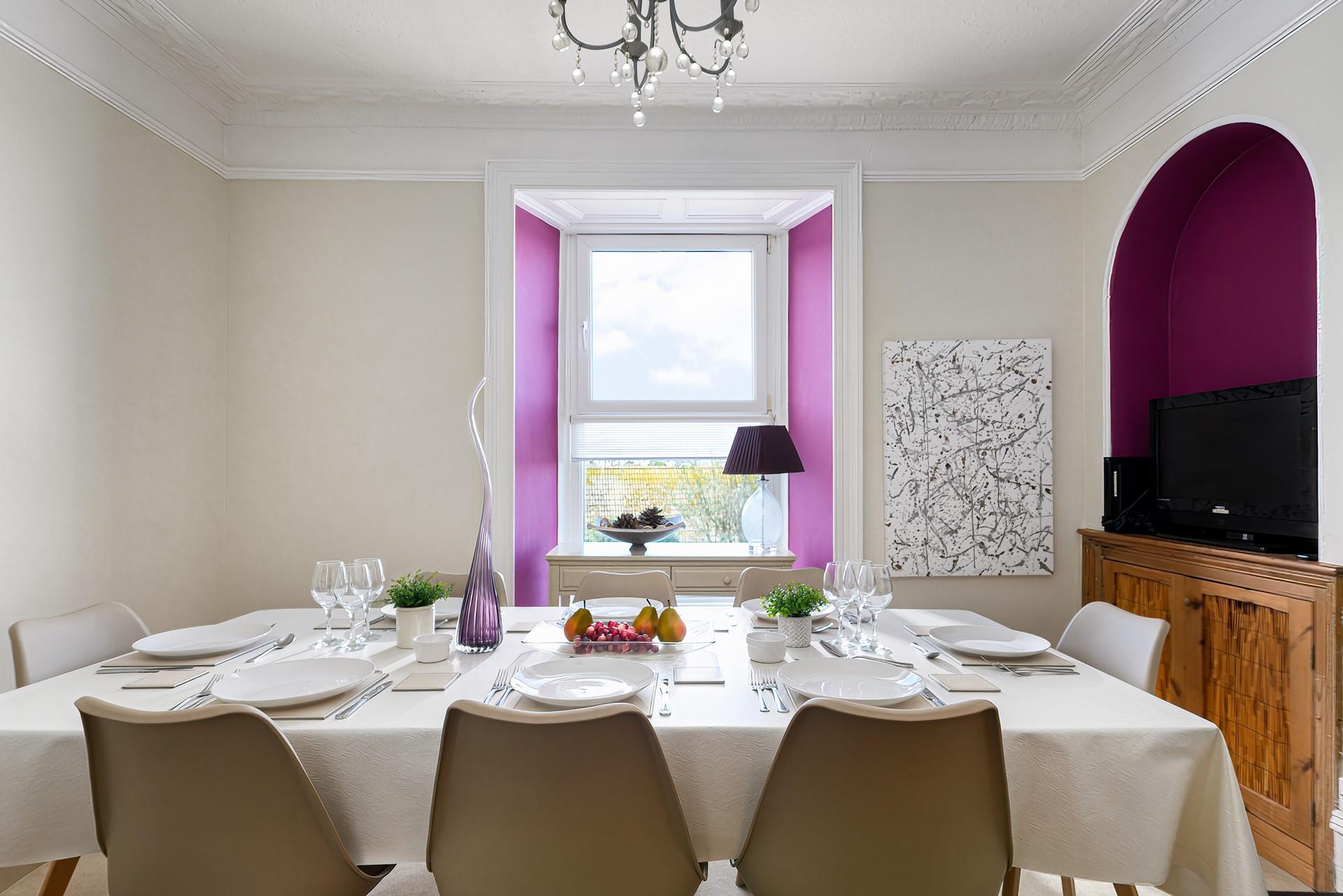 Enjoy some quality time around the dining table.