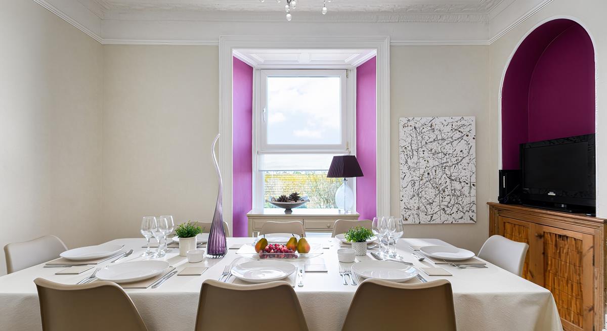 Enjoy some quality time around the dining table.