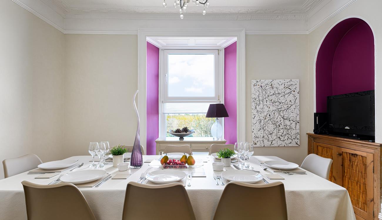 Enjoy some quality time around the dining table.