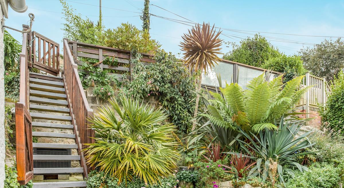 Take advantage of the elevated garden area offering beautiful views.