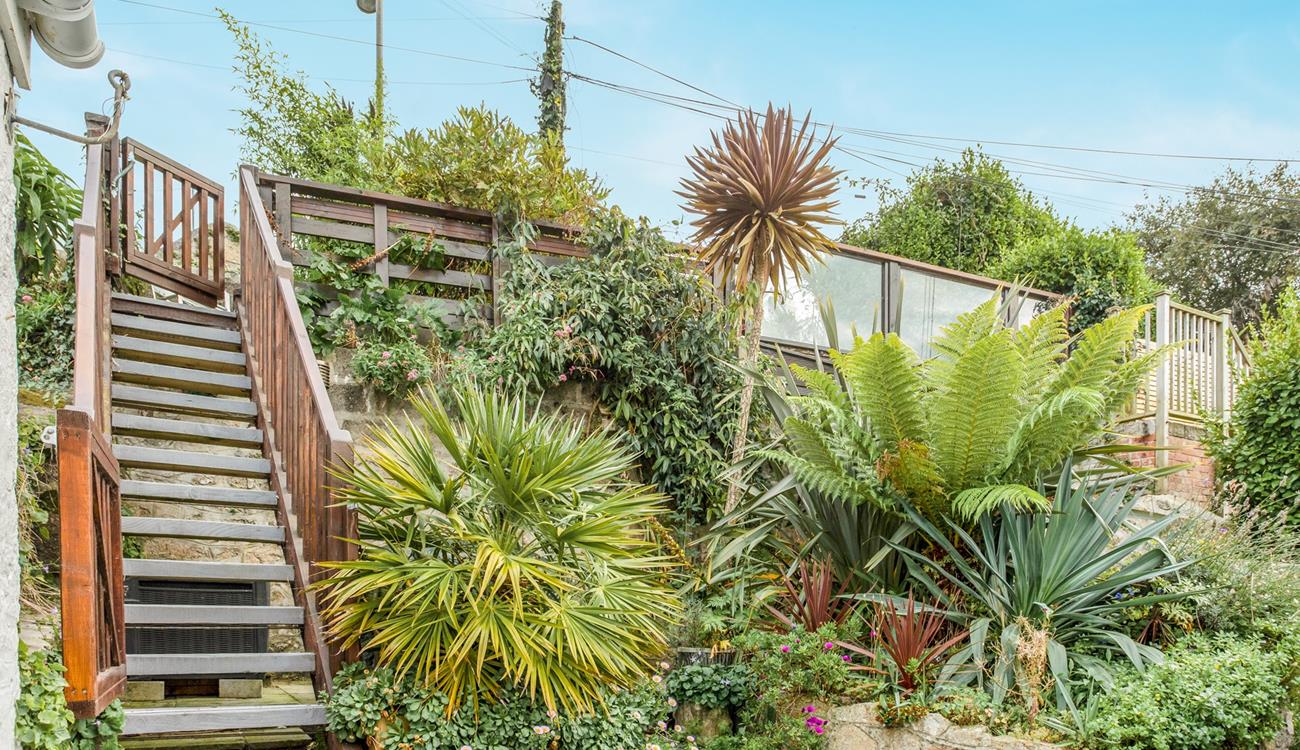 Take advantage of the elevated garden area offering beautiful views.