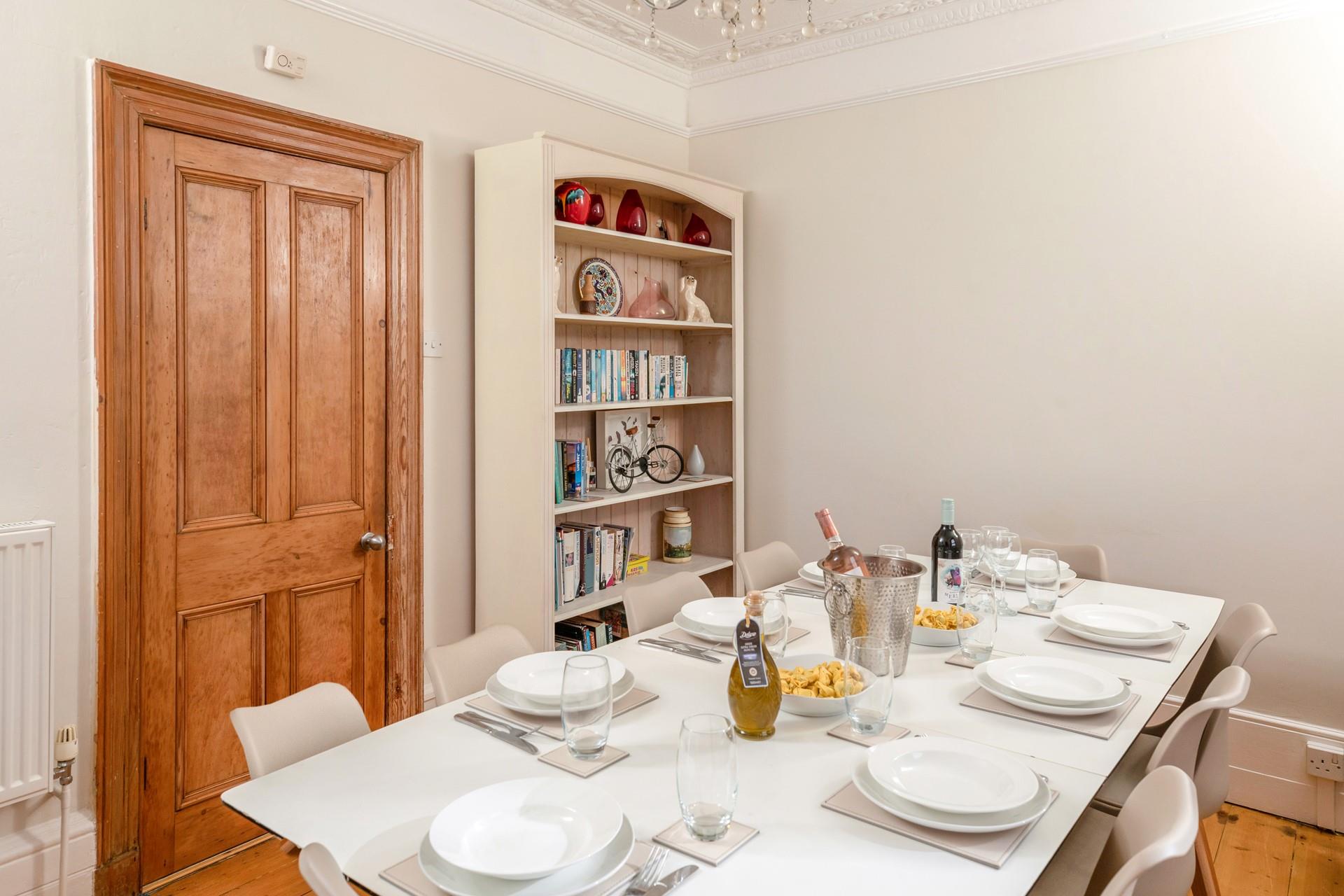 There is plenty of room for all the family to enjoy a delicious feast together.