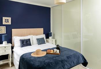 Enjoy a blissful night's sleep in the double bed.