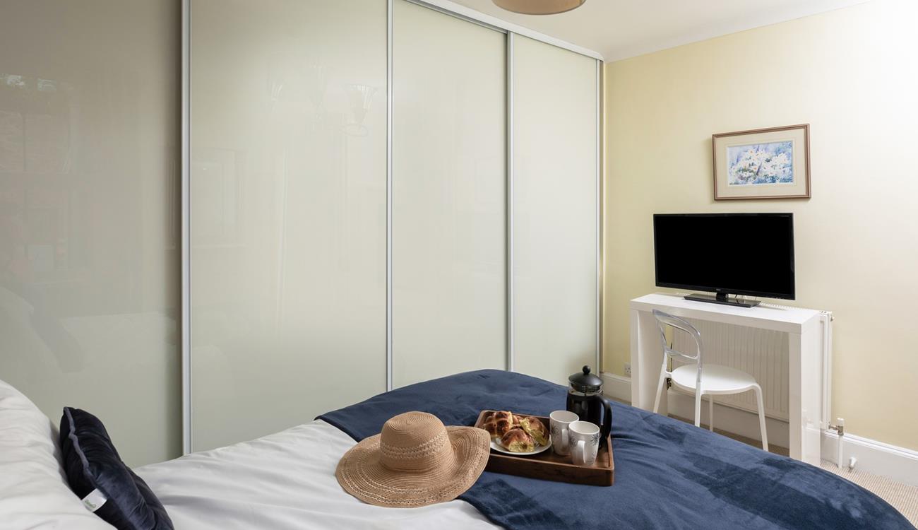 There's lots of space for storing your holiday wardrobe!