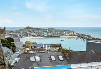 Admire the view all year round, enjoying wintry blue seas through to azure summer skies.