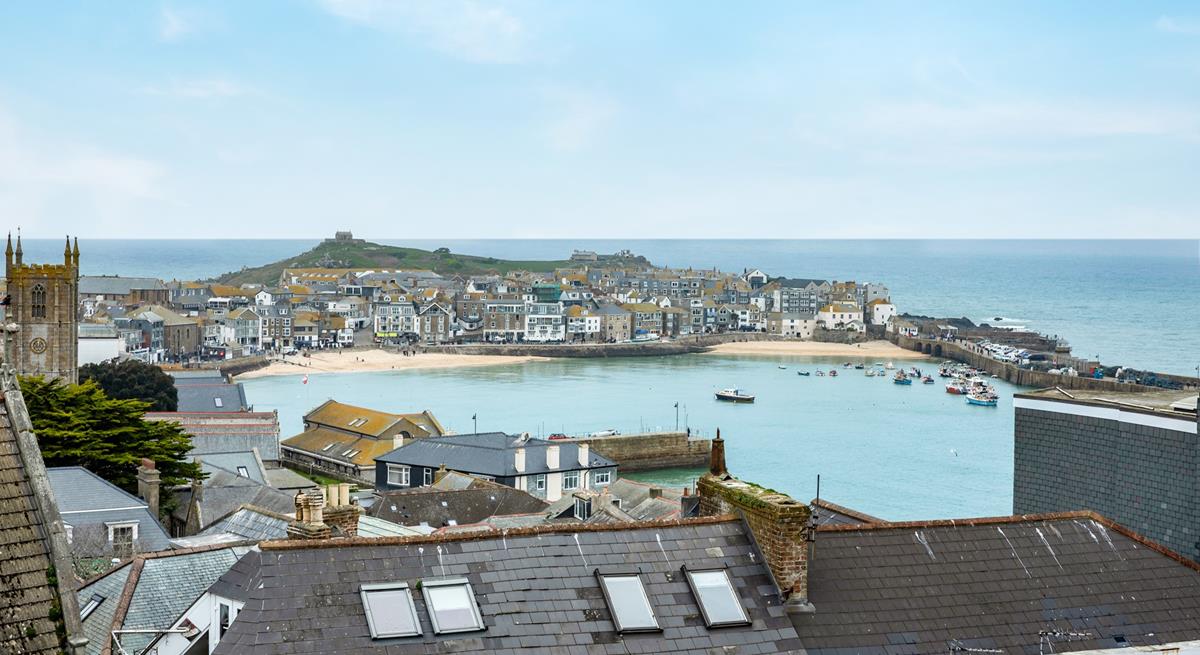 Admire the view all year round, enjoying wintry blue seas through to azure summer skies.