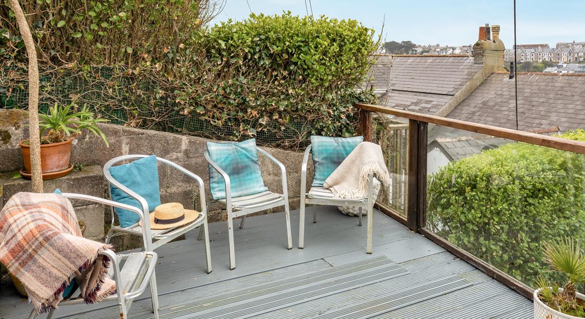 On balmy evenings you can relax on the elevated decking.