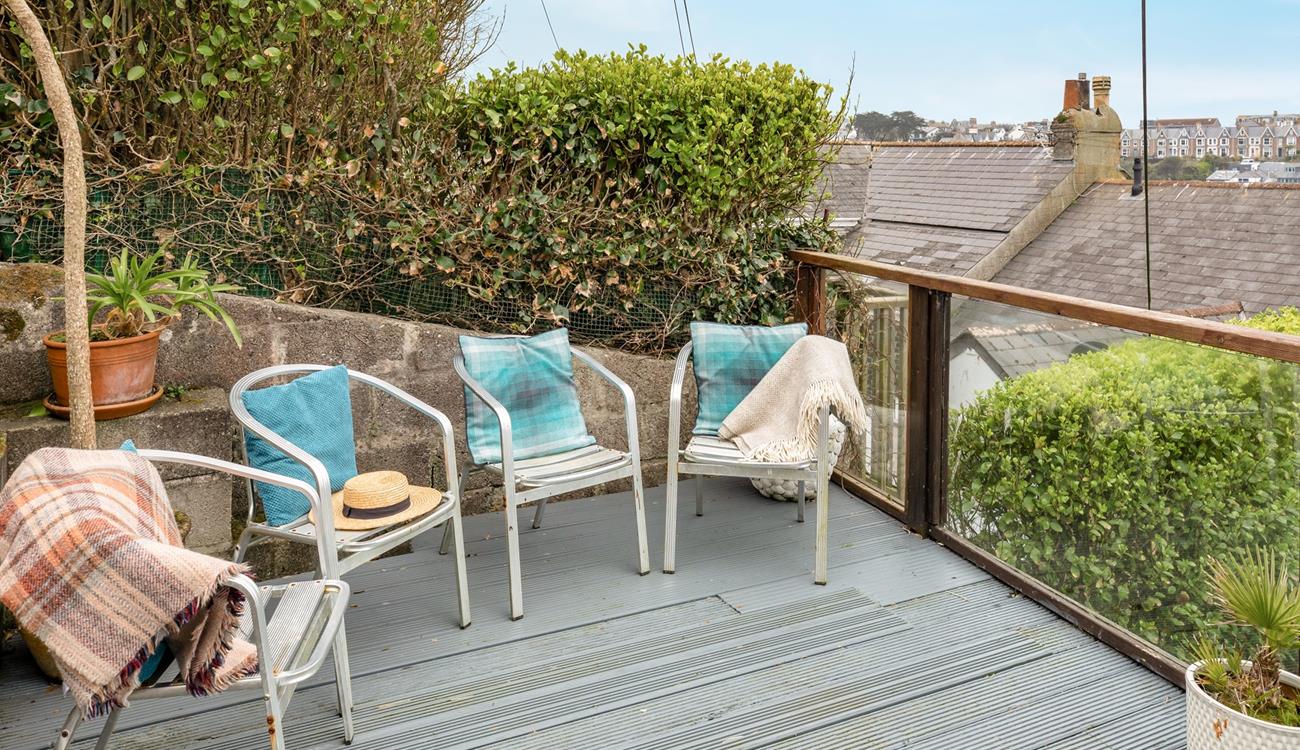 On balmy evenings you can relax on the elevated decking.