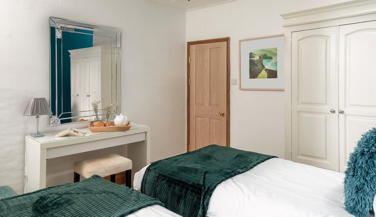 Bedroom 3 can be made up as a twin or super king size bedroom.