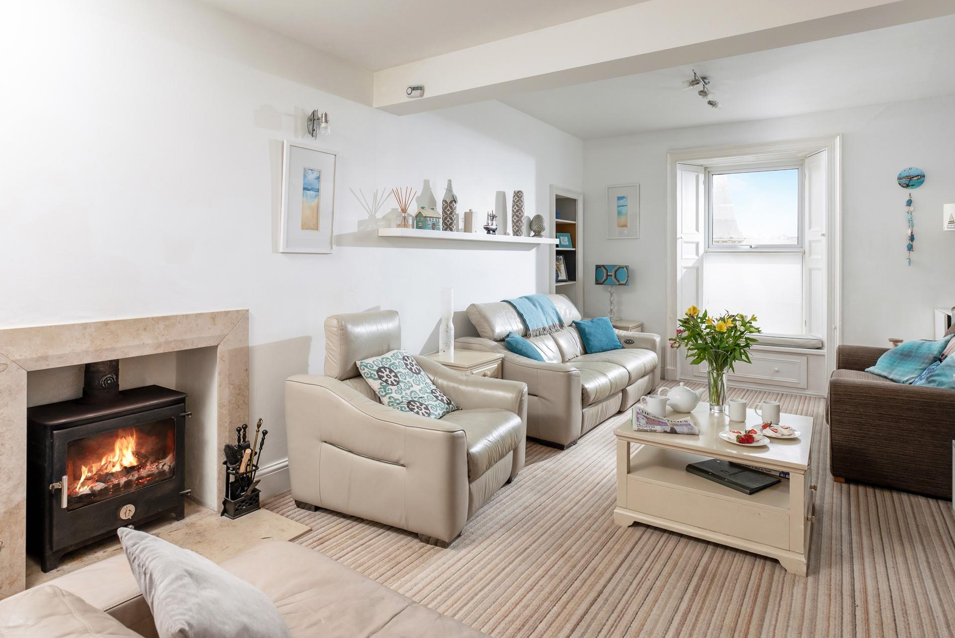 You'll find two cosy woodburners at 2 Tregenna Terrace, making it perfect for a seaside getaway in all seasons!
