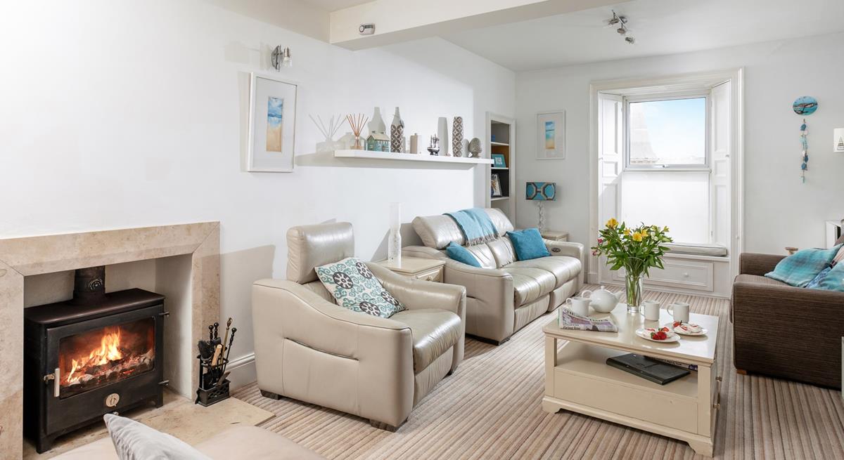 You'll find two cosy woodburners at 2 Tregenna Terrace, making it perfect for a seaside getaway in all seasons!