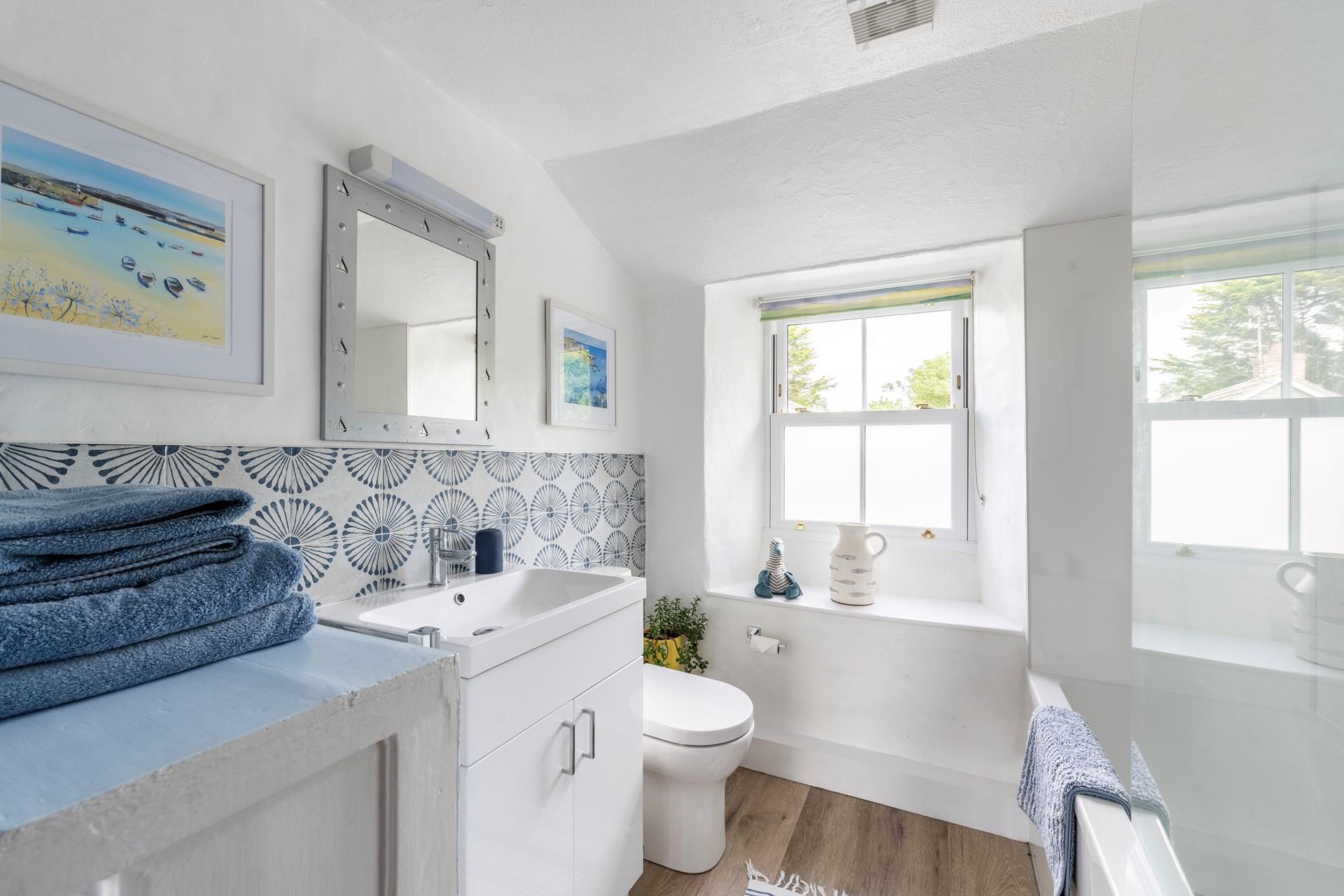 Get ready for a day out in your family bathroom.