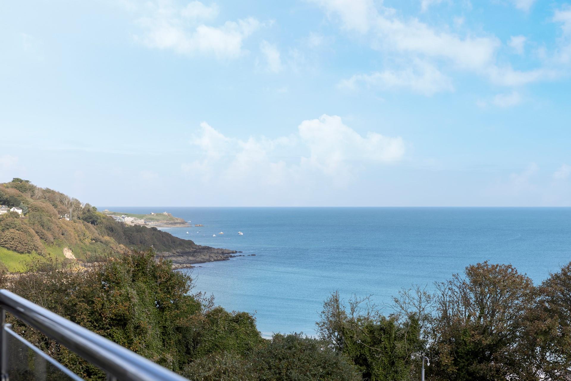 You can see right across to St Ives from the balcony!