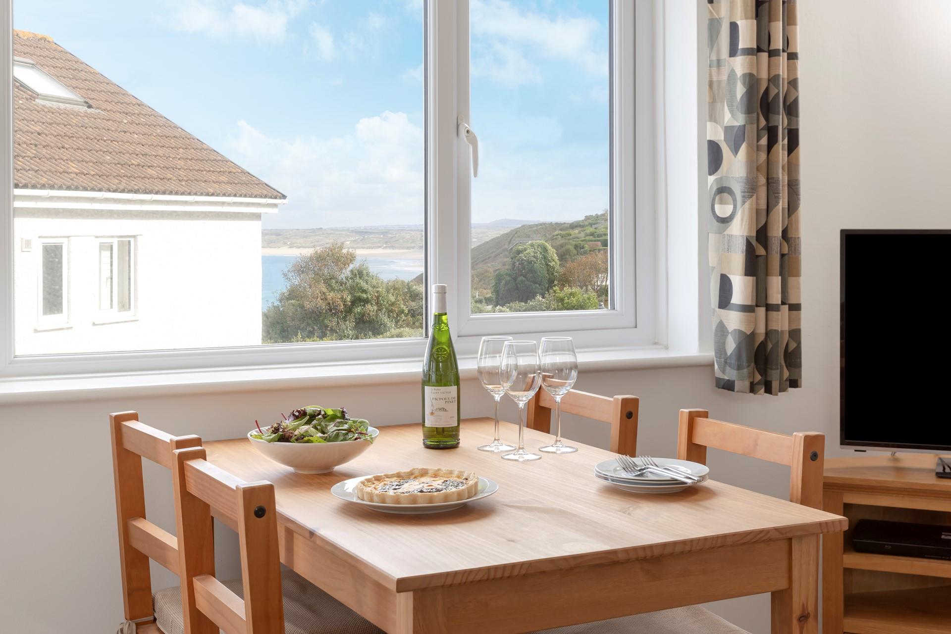 Be mesmerised by spectacular views from the apartment.