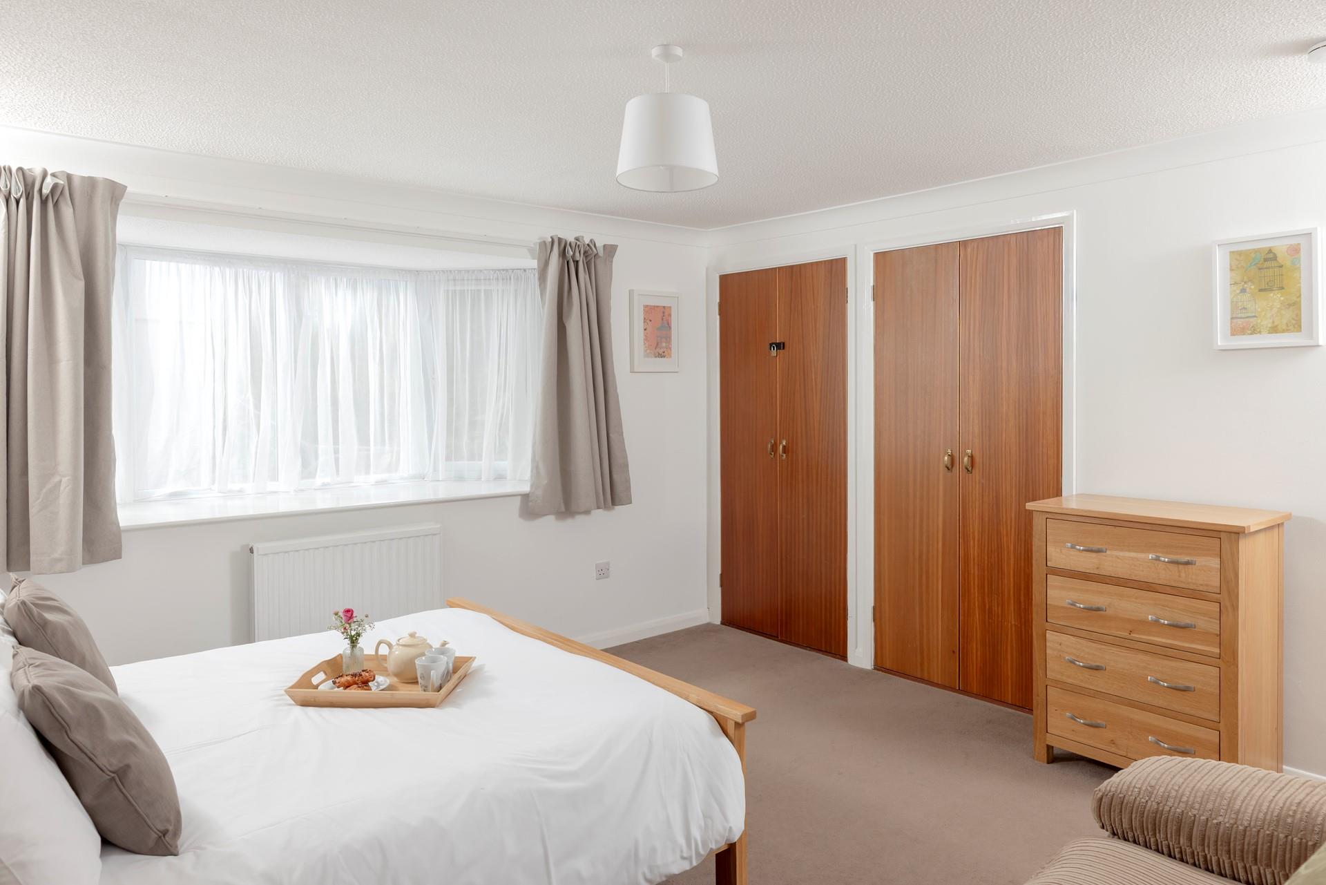 The bedrooms spacious and a relaxing space to rest each night.