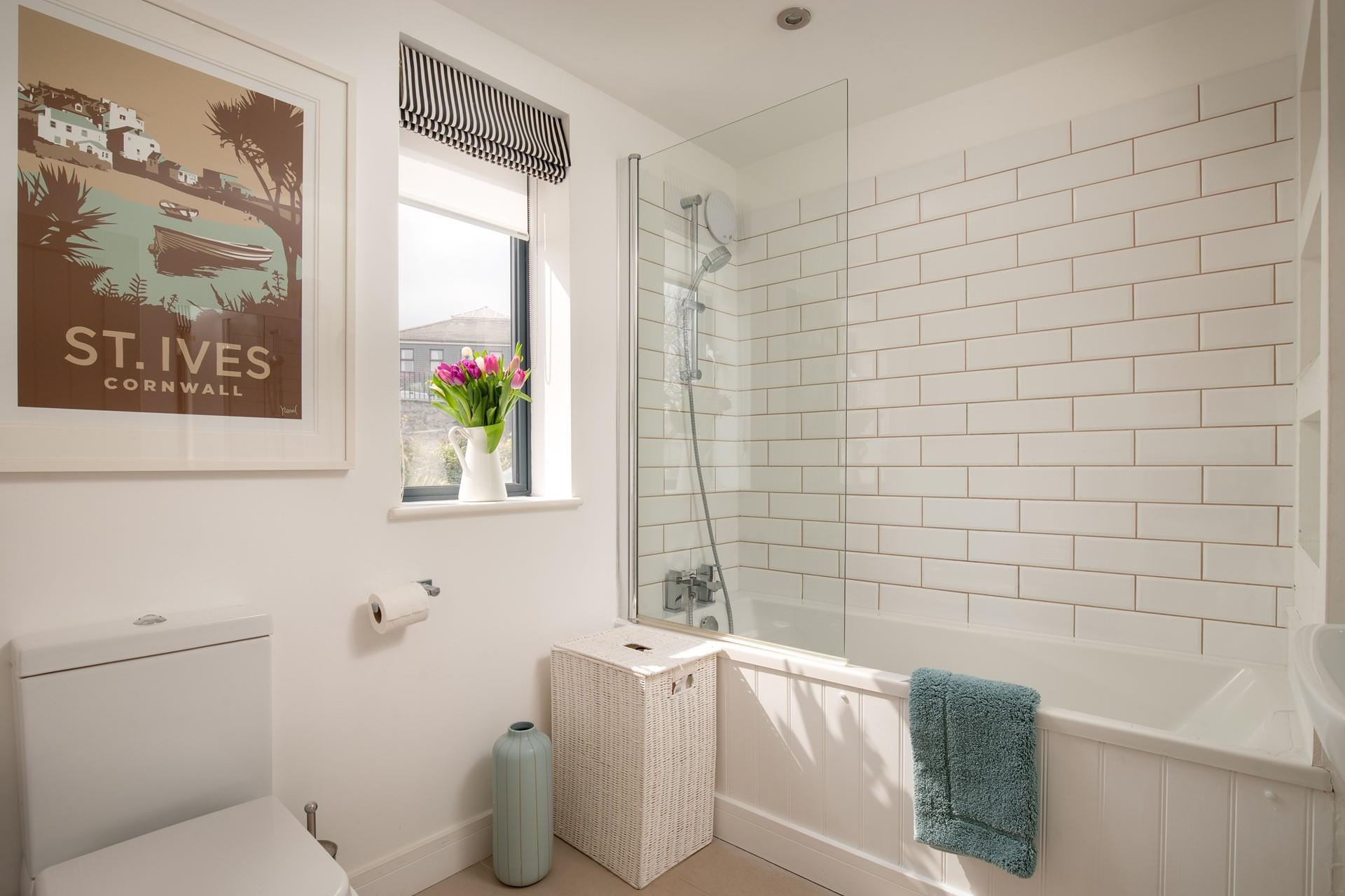 Relax and unwind in a bubbly bath.