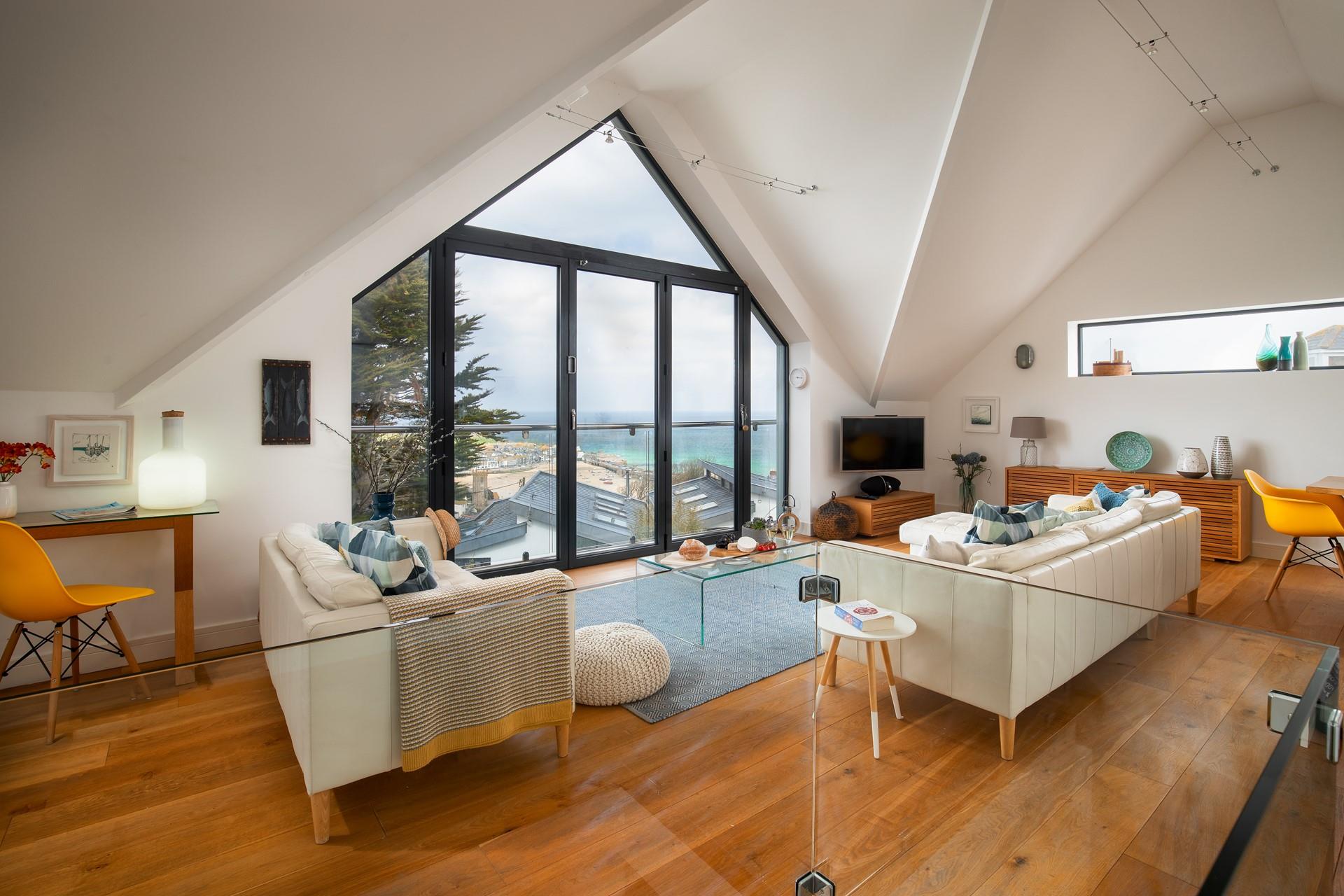 Sit back and relax with stunning sea views.