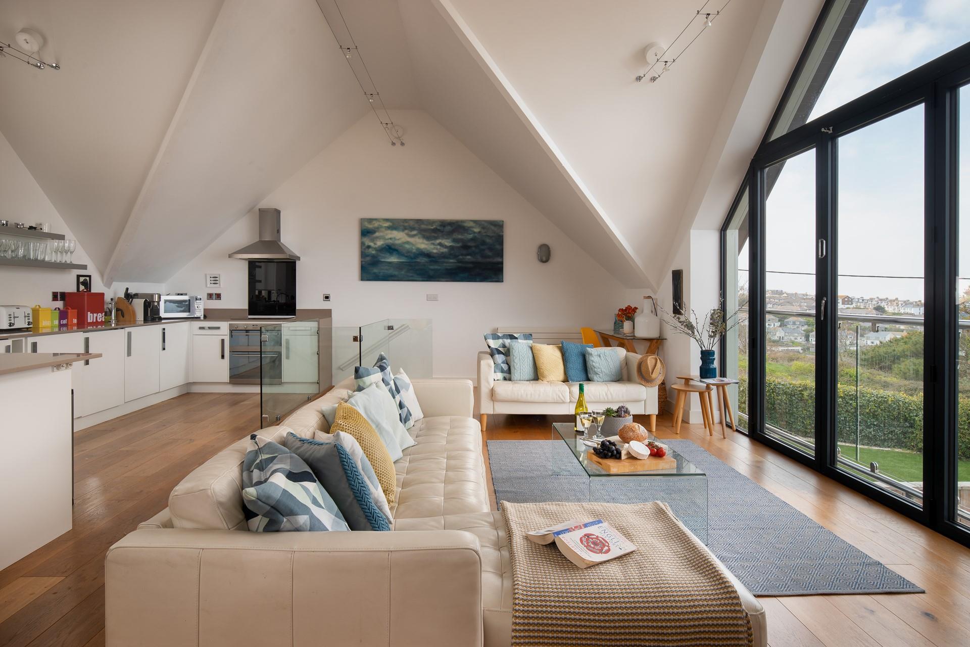 Cook up a storm in the well-equipped kitchen.