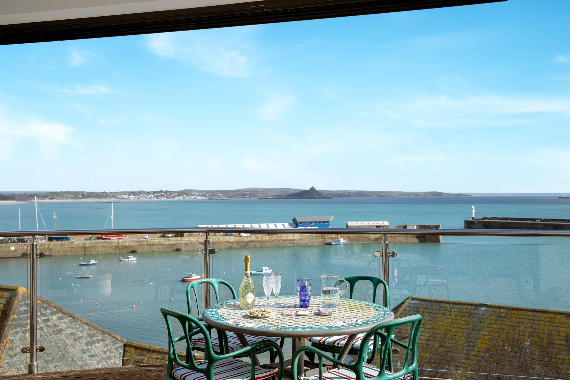 Gaze out at the Mount while enjoying the view!