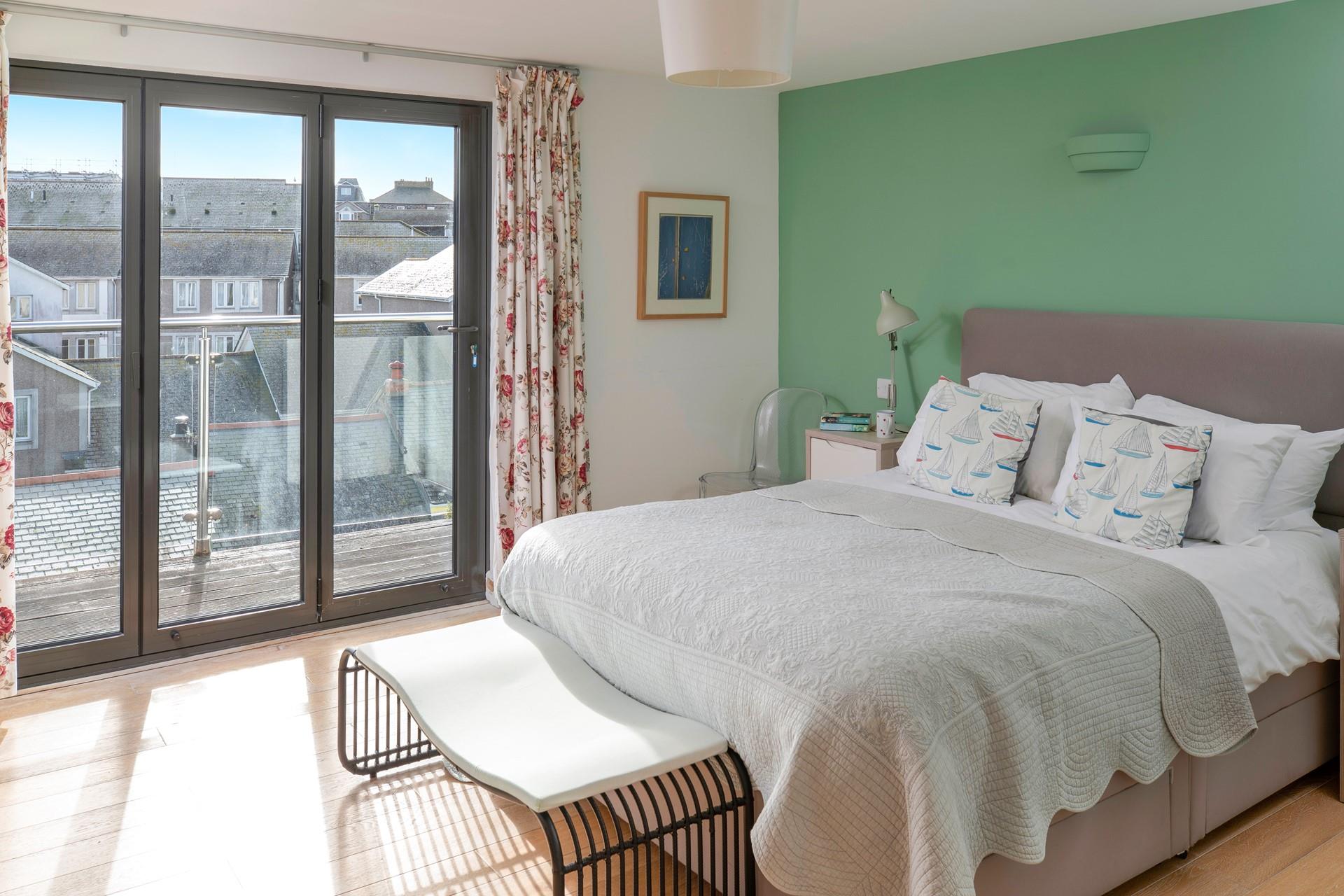 Open the balcony doors and let the summer breeze in.