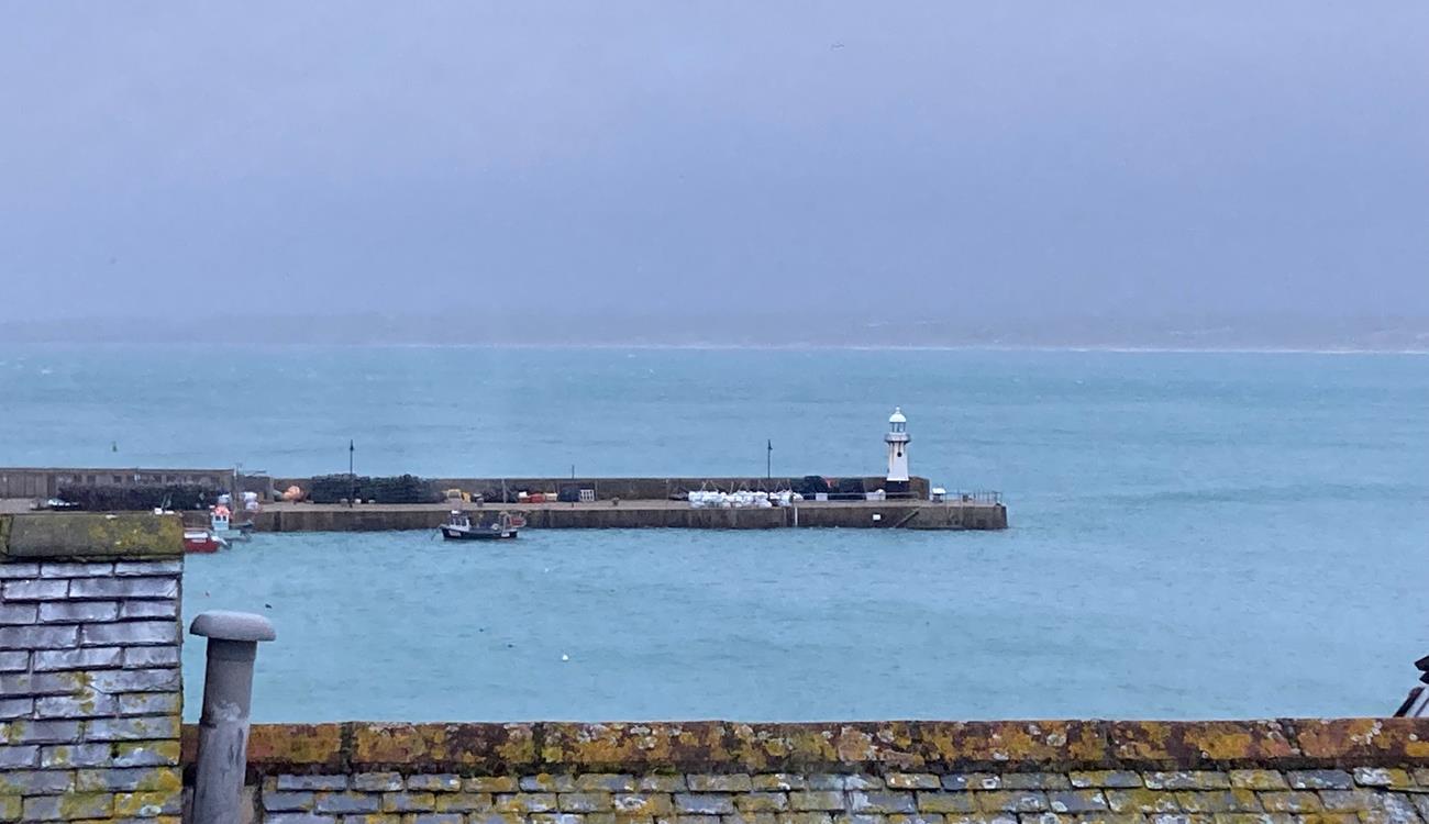 Enjoy sea views over the rooftops of St Ives.