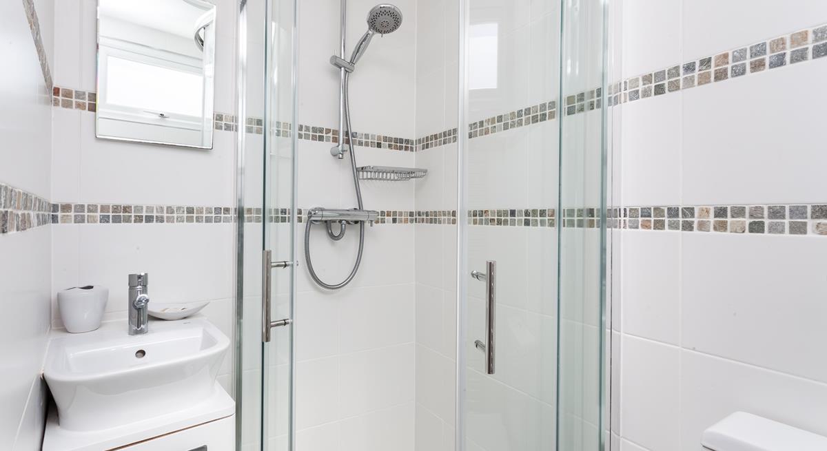 Start your day with an invigorating shower or wash away the sand and salt after practising your surfing skills!