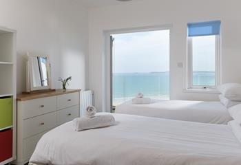 There are few things better than an uninterrupted sea view from every bedroom. 