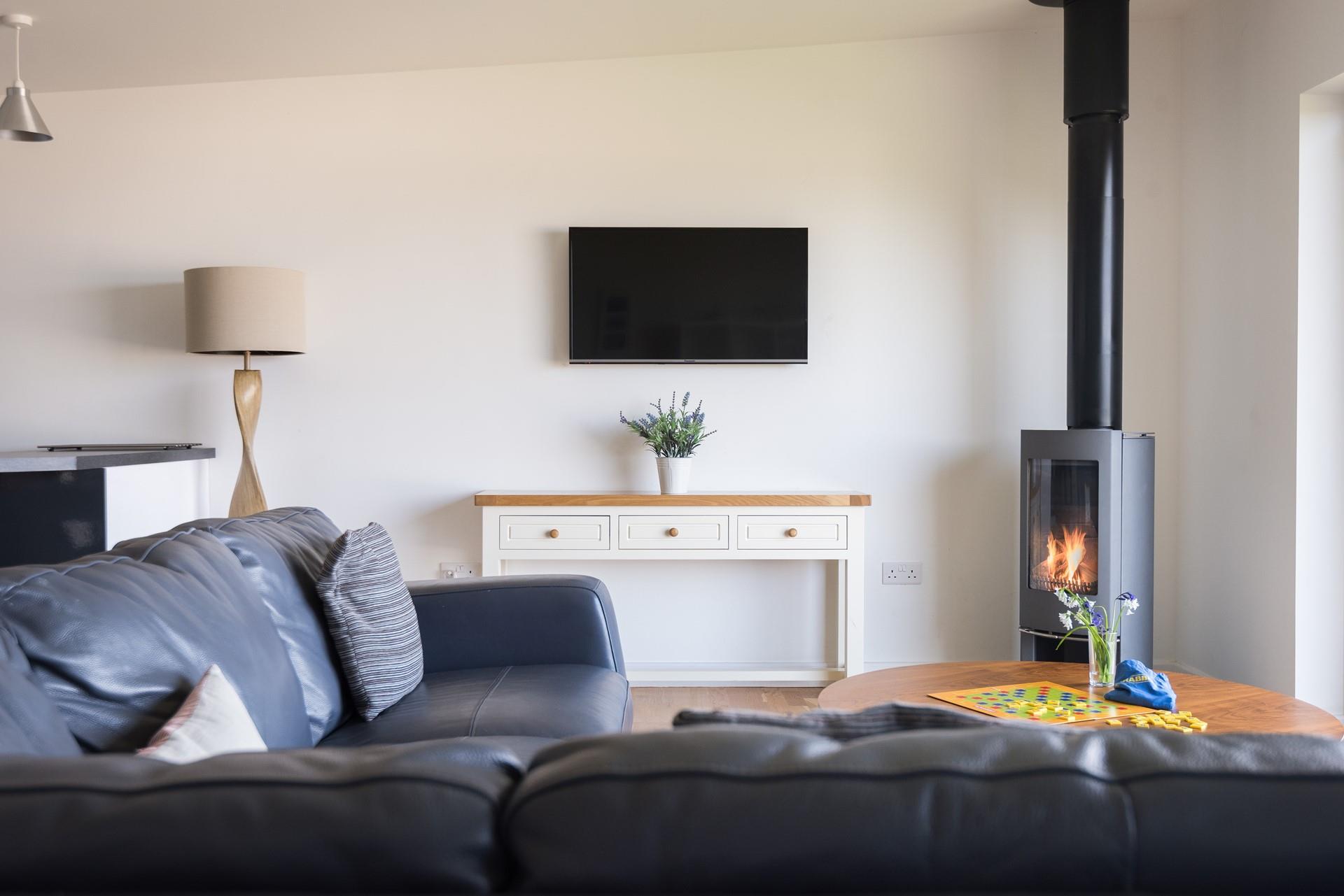 Light the woodburner and break out the board games for a cosy evening. 