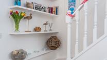 The decor has been thoughtfully selected to complement the property's location.